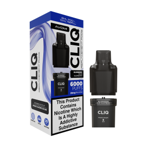 Blueberry Sour Raspberry Avomi Cliq 6000 Refill Pack