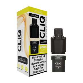 Lemon Tangerine Ice Avomi Cliq 6000 Refill Pack