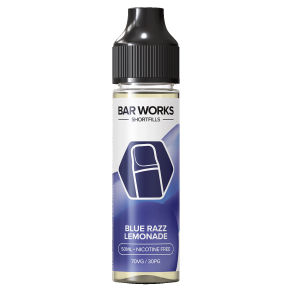 Blue Razz Lemonade Shortfill by Bar Works - 50ml