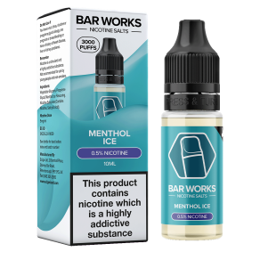 Menthol Ice Nic Salt by Bar Works - 10ml