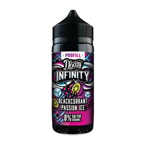 Blackcurrant Passion Ice 50/50 100ml by Doozy Infinity