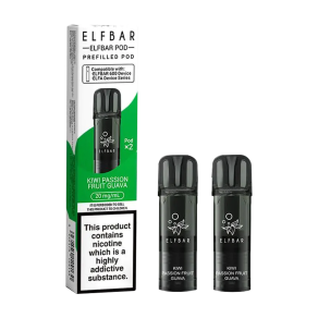 Kiwi Passion Fruit Guava Elfbar 600 Pods