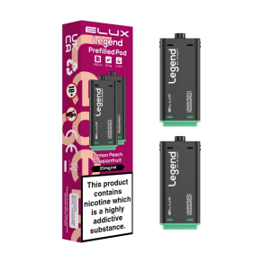 Lemon Peach Passionfruit Elux Legend 1500 Pods