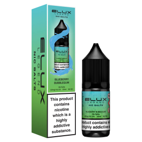 Blueberry Bubblegum Nic Salt by Elux 10ml