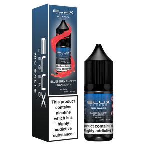 Blueberry Cherry Cranberry Nic Salt by Elux 10ml