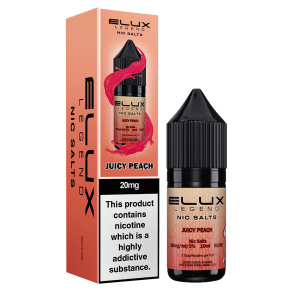 Juicy Peach Nic Salt by Elux 10ml