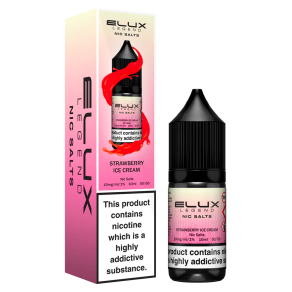 Strawberry Ice Cream Nic Salt by Elux 10ml