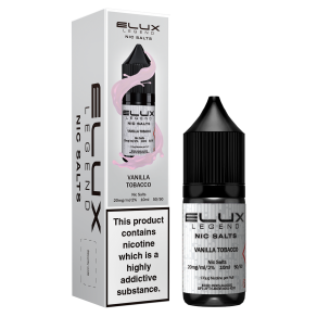 Vanilla Tobacco Nic Salt by Elux 10ml