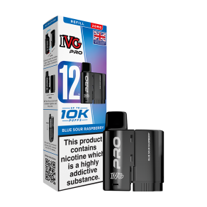 Blue Sour Raspberry IVG Pro 12 Refill Pack