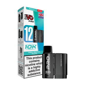 Fresh Menthol Mojito IVG Pro 12 Refill Pack