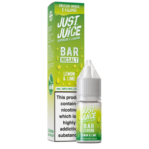 Lemon & Lime Bar Nic Salt by Just Juice 10ml