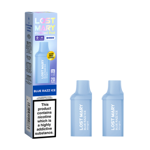 Blue Razz Ice Lost Mary BM600 Pods