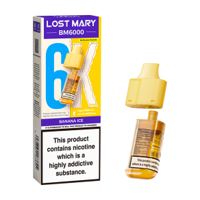 Banana Ice Lost Mary BM6000 Refill Pack
