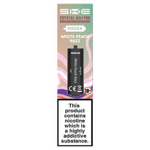 White Peach Razz SKE Crystal 4in1 Pods