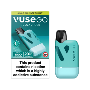 Aqua Mint Ice Vuse Go Reload 1000 Kit
